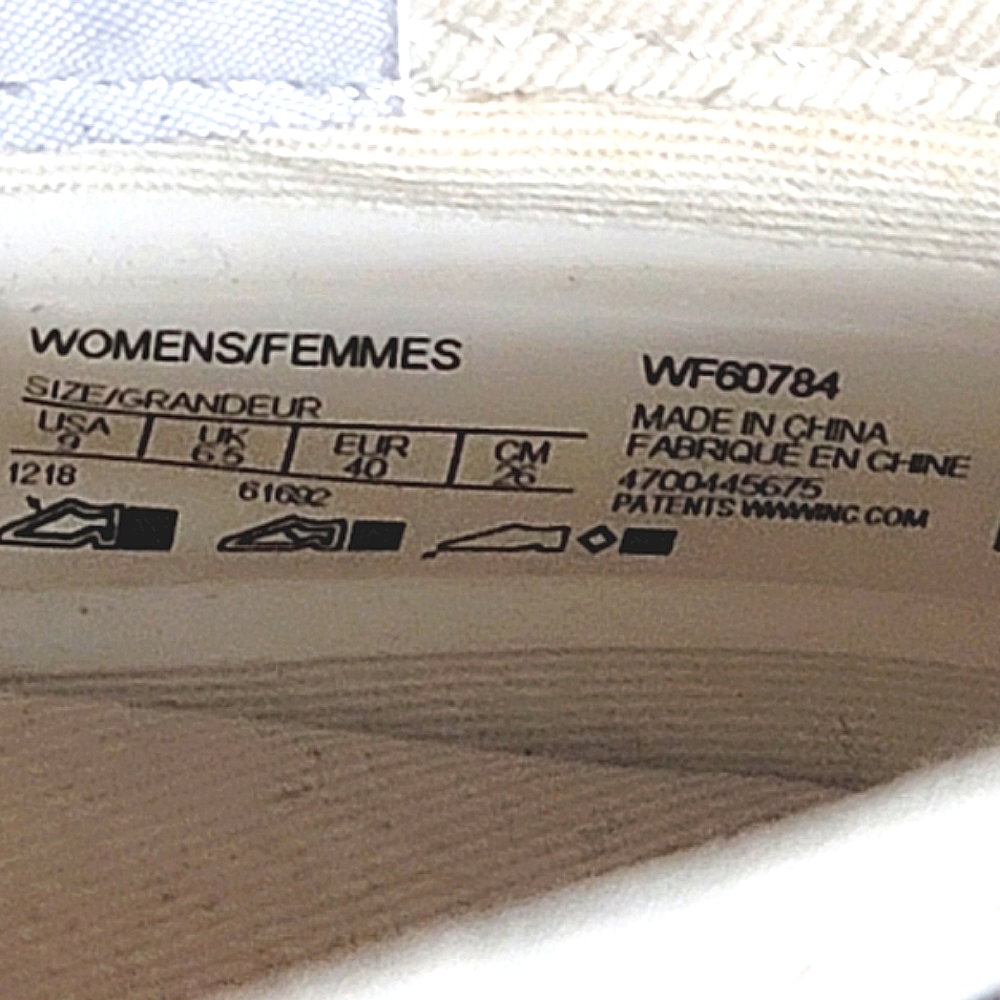 Keds Damsel Striped Wedge Shoes Size 9 - Picture 9 of 9